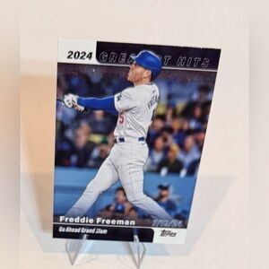 2025 Topps 2024  Greatest Hits Freddie Freeman # GH-10 Dodgers
